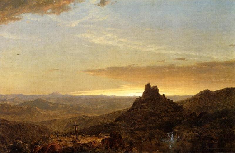 Frederic Edwin Church Cross in the Wilderness France oil painting art